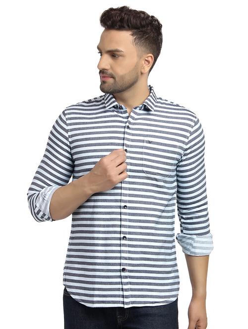 mens stripes casual shirt - 16753433 - Standard Image - 0