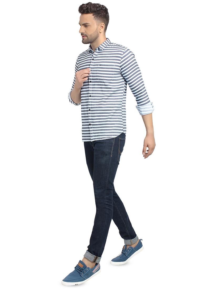 mens stripes casual shirt - 16753433 - Standard Image - 3