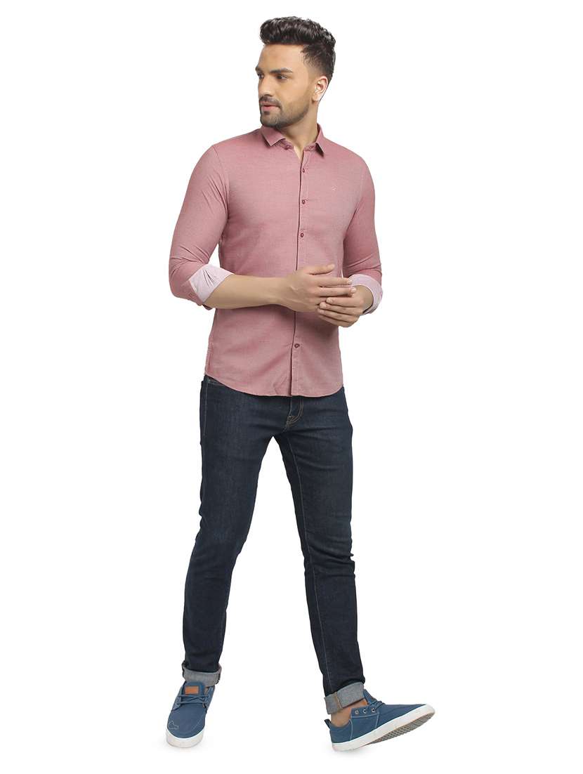 mens solid casual shirt - 16753452 - Standard Image - 3