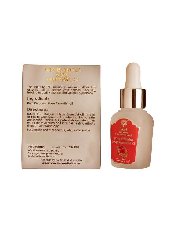 Buy Online Pure Bulgarian Rose Essential Oil From Bath And Body For Women By Khadi Essentials For 636 At Off 21 Limeroad Com