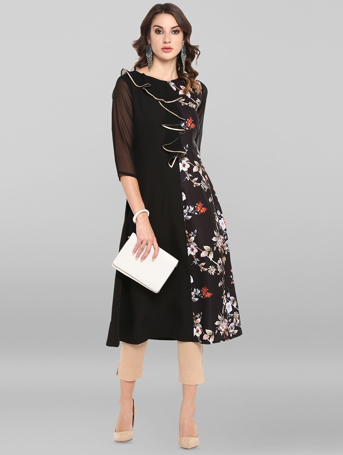 women's a-line kurta - 16756519 - Standard Image - 3