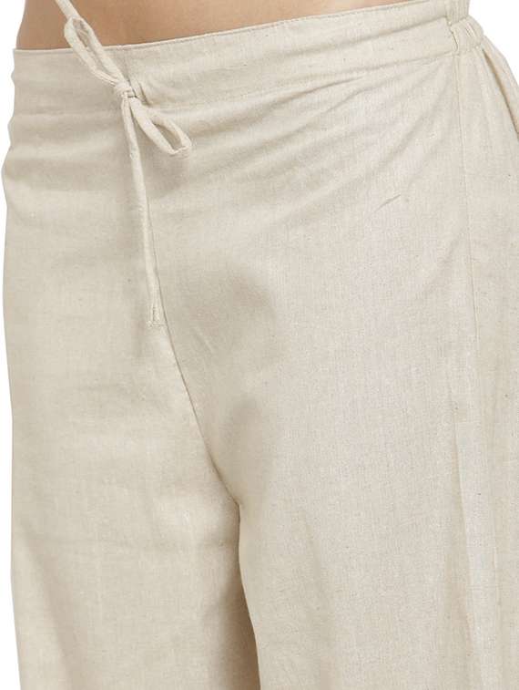 women solids ankle length tailored pants - 16757190 -  Standard Image - 3