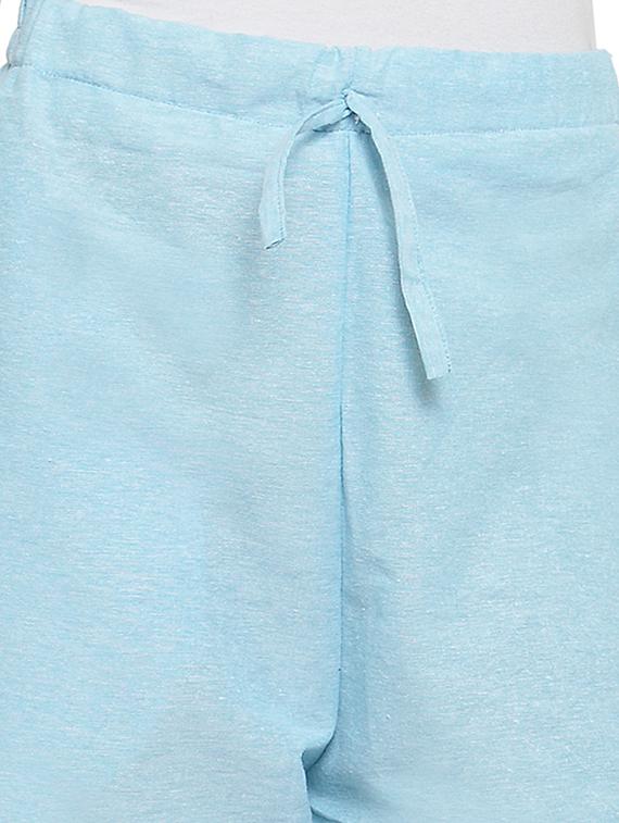 drawstring waist solid trouser - 16757194 - Standard Image - 3