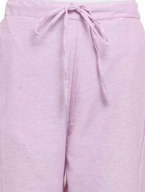 women solids ankle length tailored pants - 16757196 - Standard Image - 3