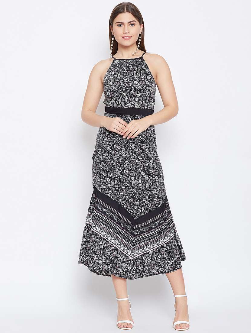 women's fit & flare floral dress