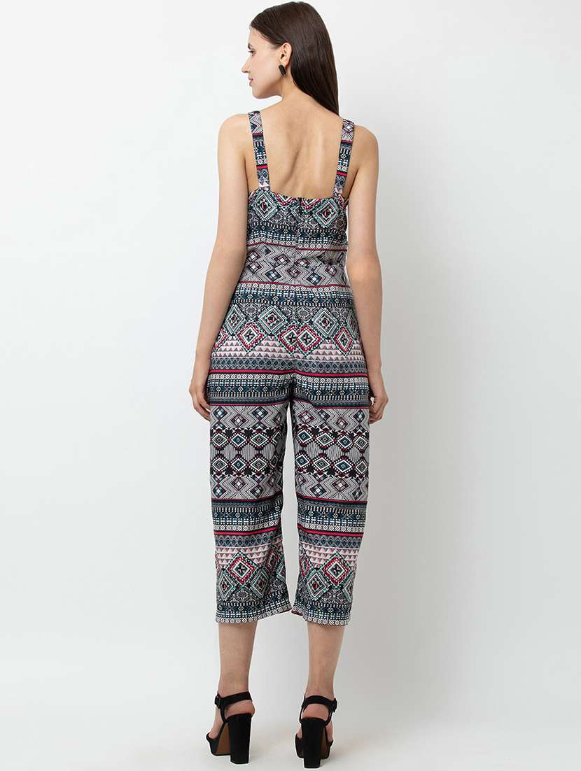 v-neck aztec jumpsuit  - 16764137 -  Standard Image - 3