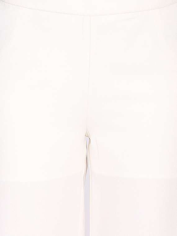 solid flat front wide leg trouser - 16764356 -  Standard Image - 3