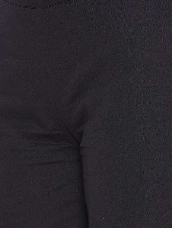 solid flat front wide leg trouser - 16764360 -  Standard Image - 3