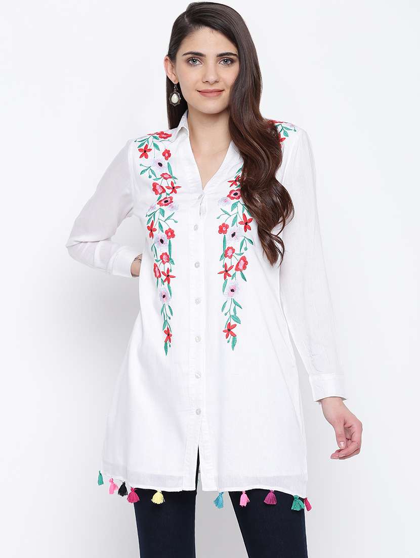 women's front slit kurta
