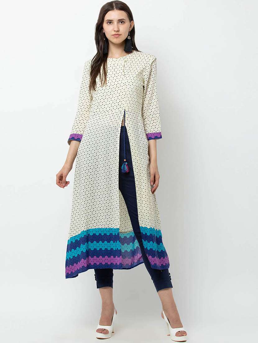 women's front slit kurta