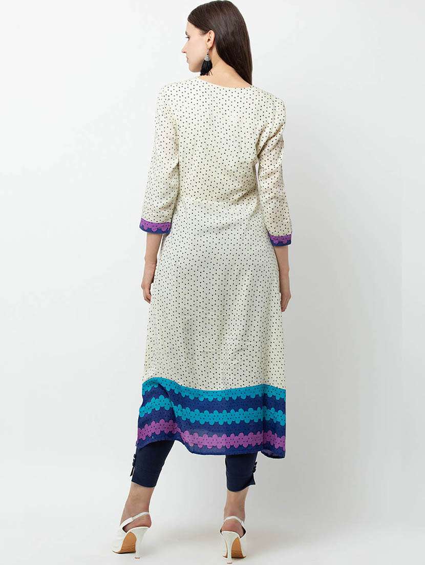 women's front slit kurta - 16764438 -  Standard Image - 3