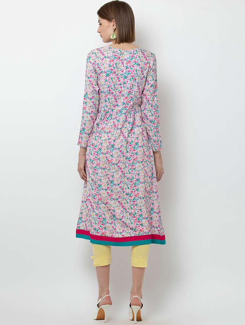 women's front slit kurta - 16764445 -  Standard Image - 3