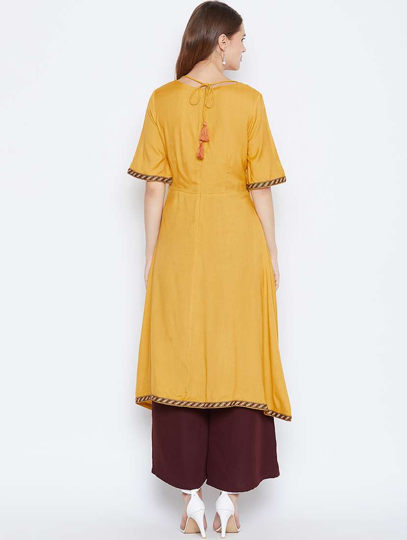 women's asymmetric kurta - 16764463 -  Standard Image - 3