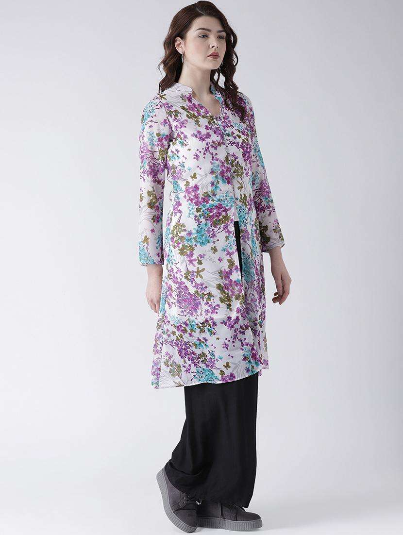 women's front slit kurta - 16764474 -  Standard Image - 3