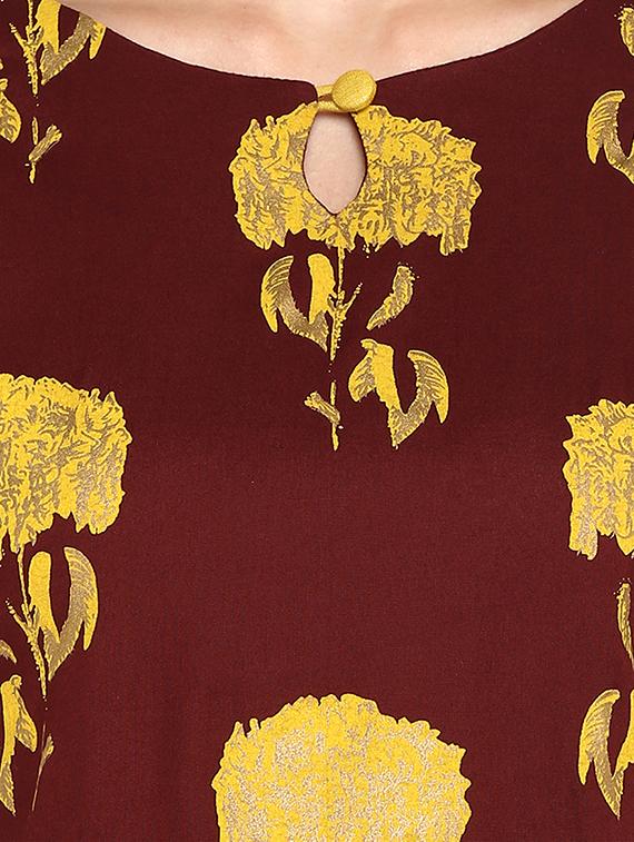floral print kurta pant set - 16765174 - Standard Image - 3