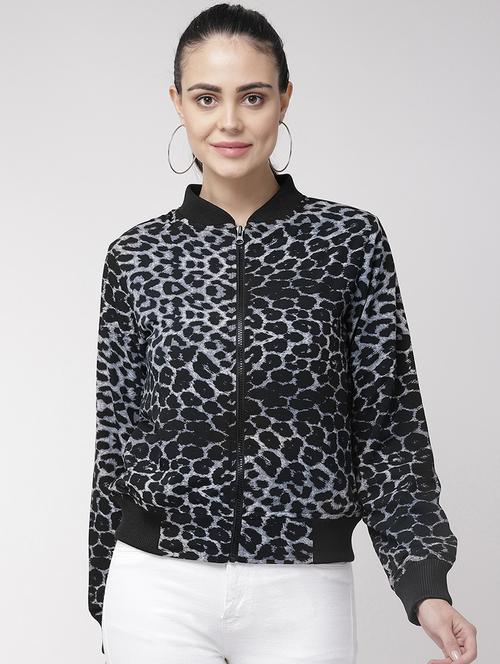 long sleeved animal print jacket - 16765258 -  Standard Image - 0