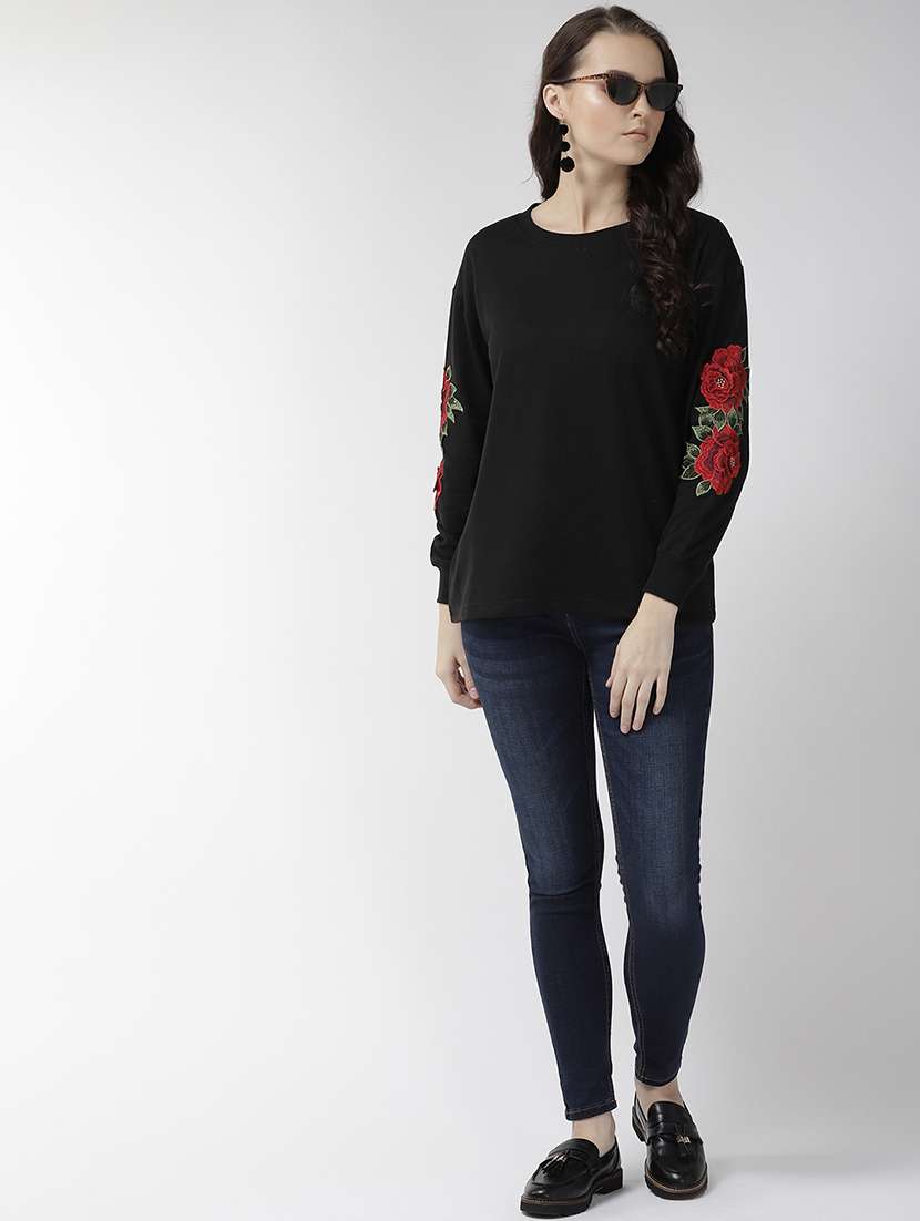 women's placement print sweatshirt - 16765266 -  Standard Image - 3