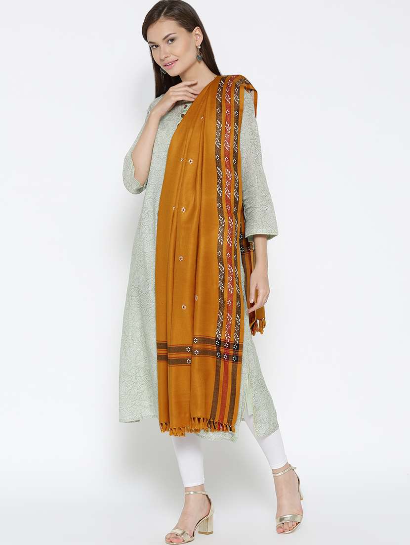 self design jamavar shawl