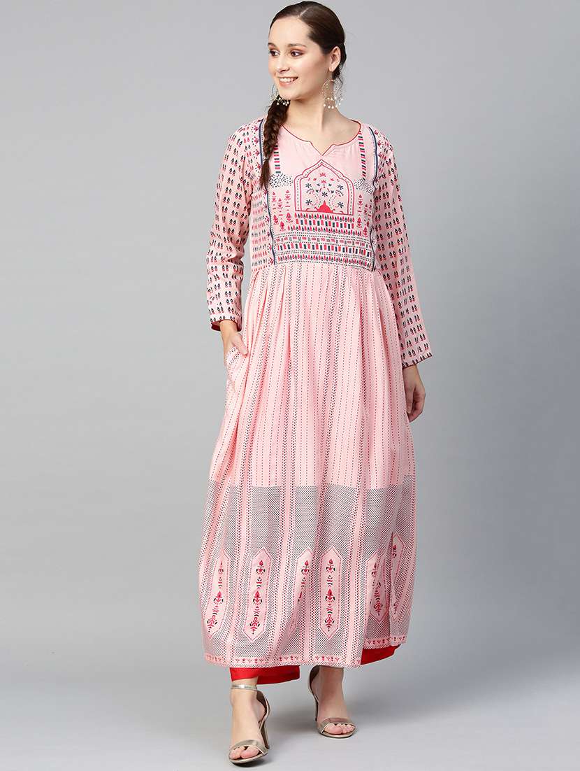 printed kurta palazzo set 