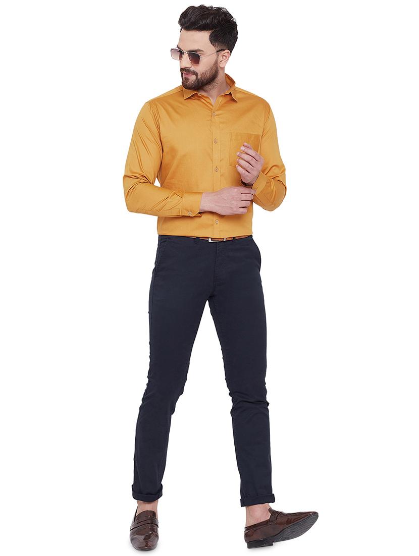mens solids formal shirt - 16769237 - Standard Image - 3