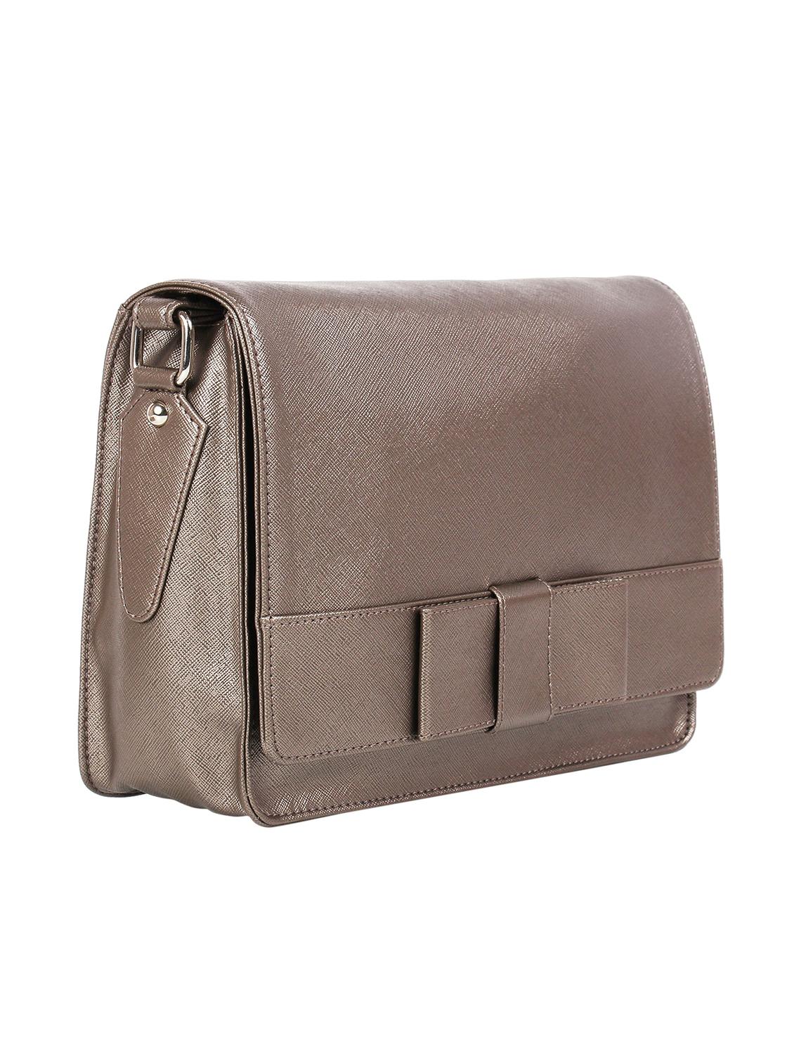 metallic leatherette regular sling bag - 16769492 - Standard Image - 3