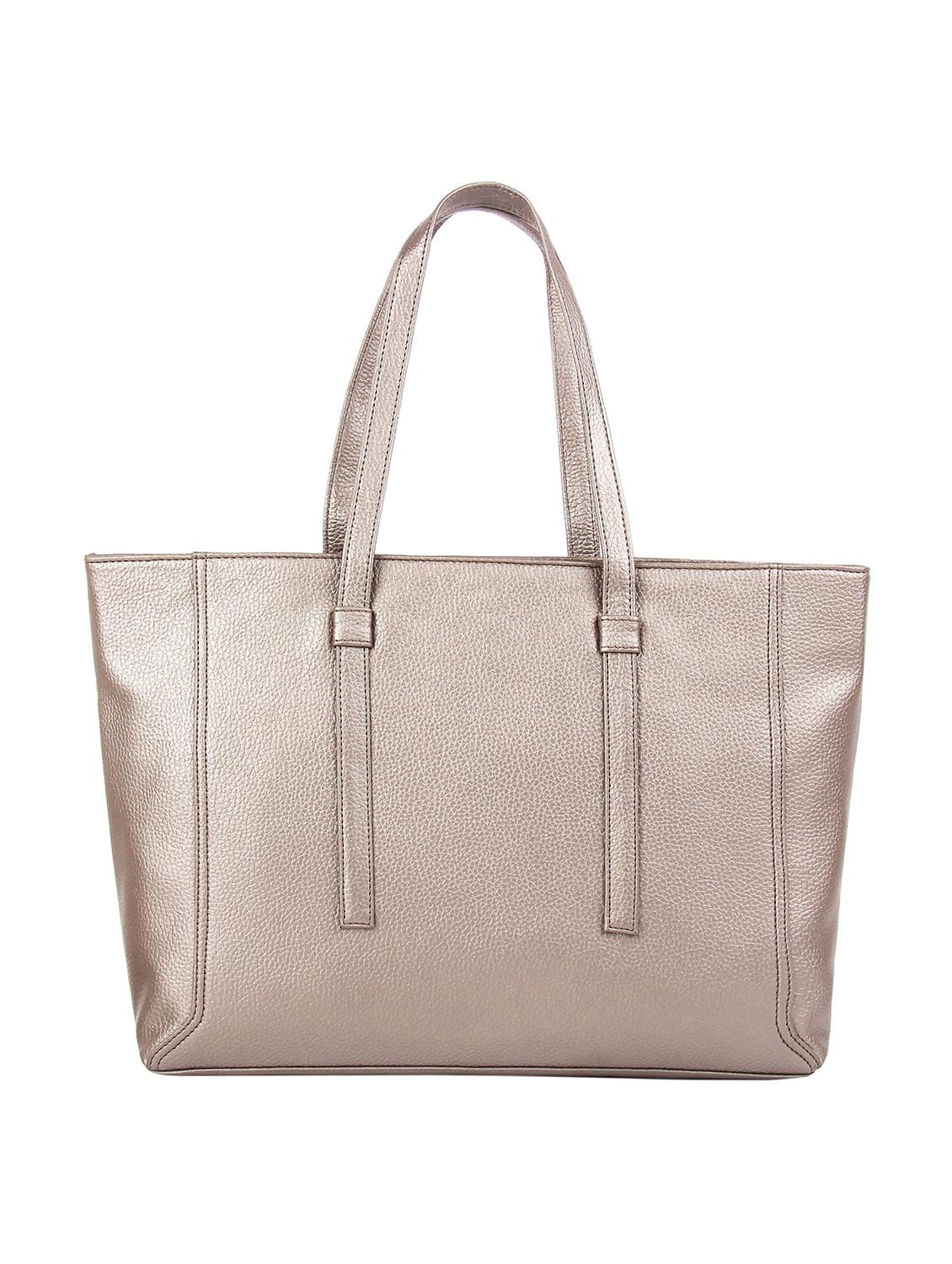 metallic leatherette regular handbag - 16769553 - Zoom Image - 0