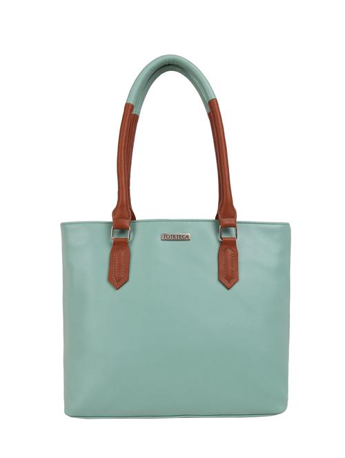green leatherette regular handbag - 16769601 -  Standard Image - 0
