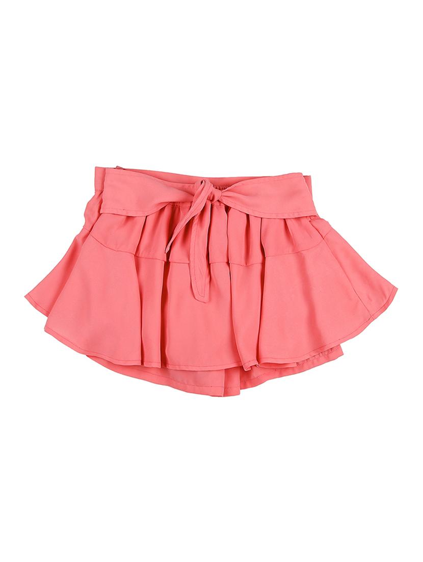 tie knot gathered shorts - 16772609 - Zoom Image - 0