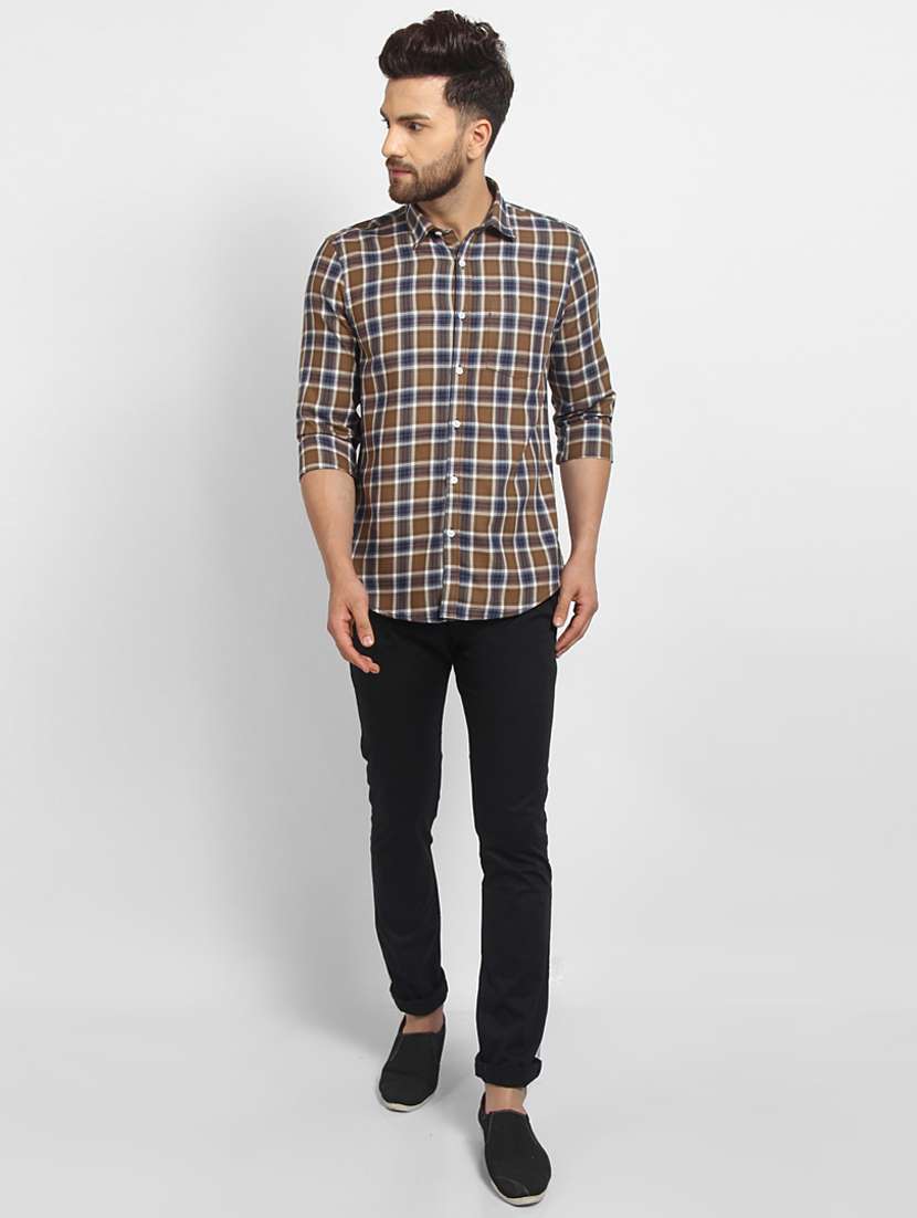 mens checks casual shirt - 16773413 -  Standard Image - 3