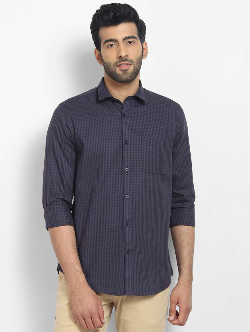 mens checks casual shirt
