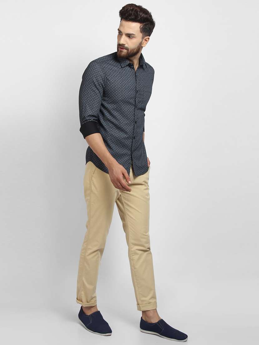 mens printed casual shirt - 16773433 - Standard Image - 3
