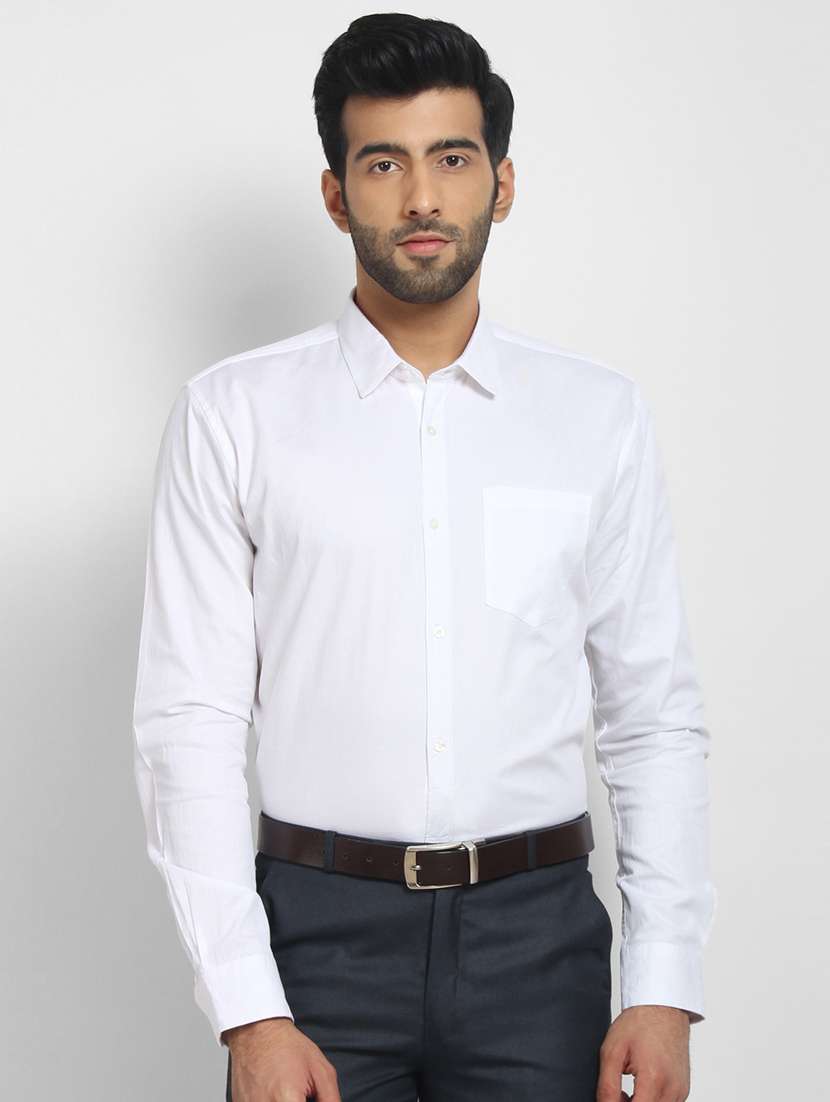 mens solids formal shirt