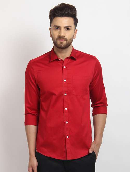 mens solids formal shirt - 16773667 -  Standard Image - 0