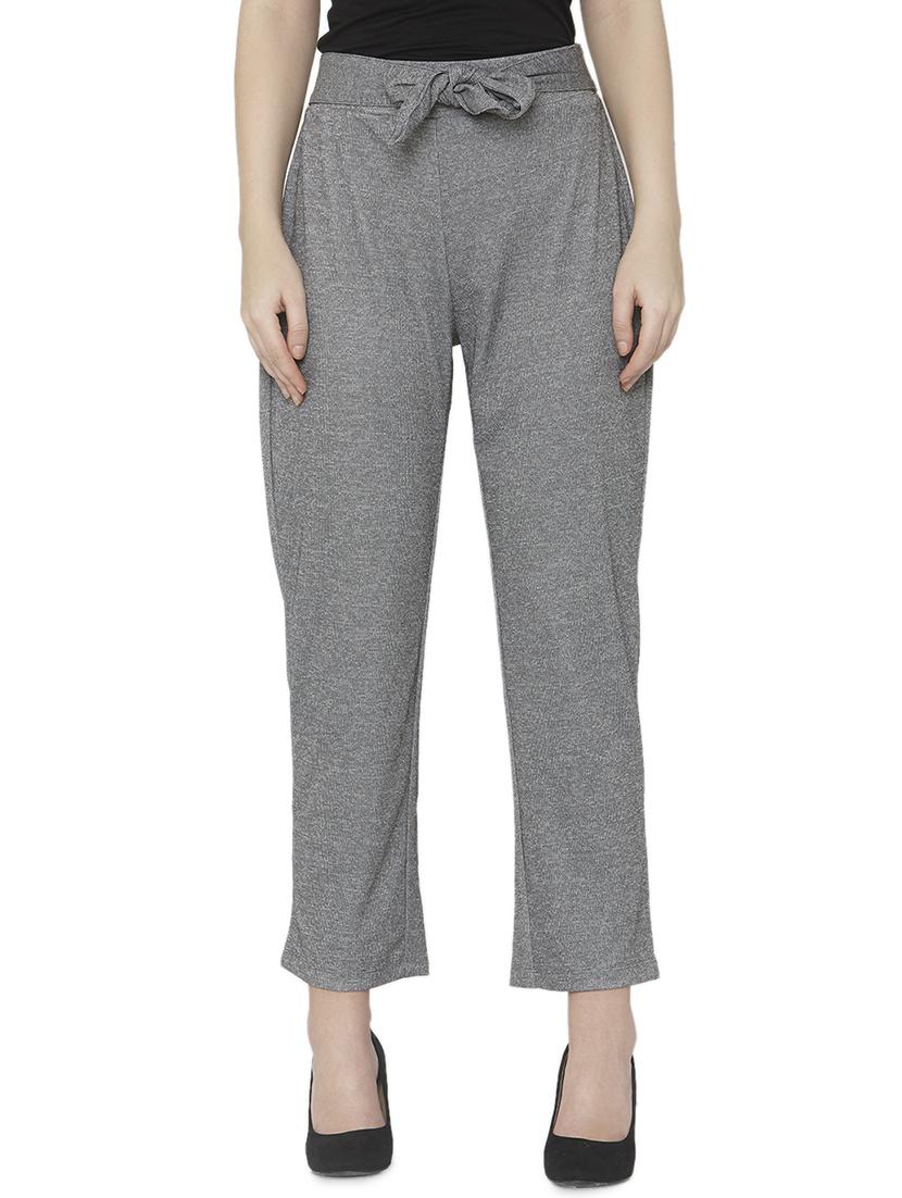 tie up waist flat front trousers trouser - 16773922 - Zoom Image - 0