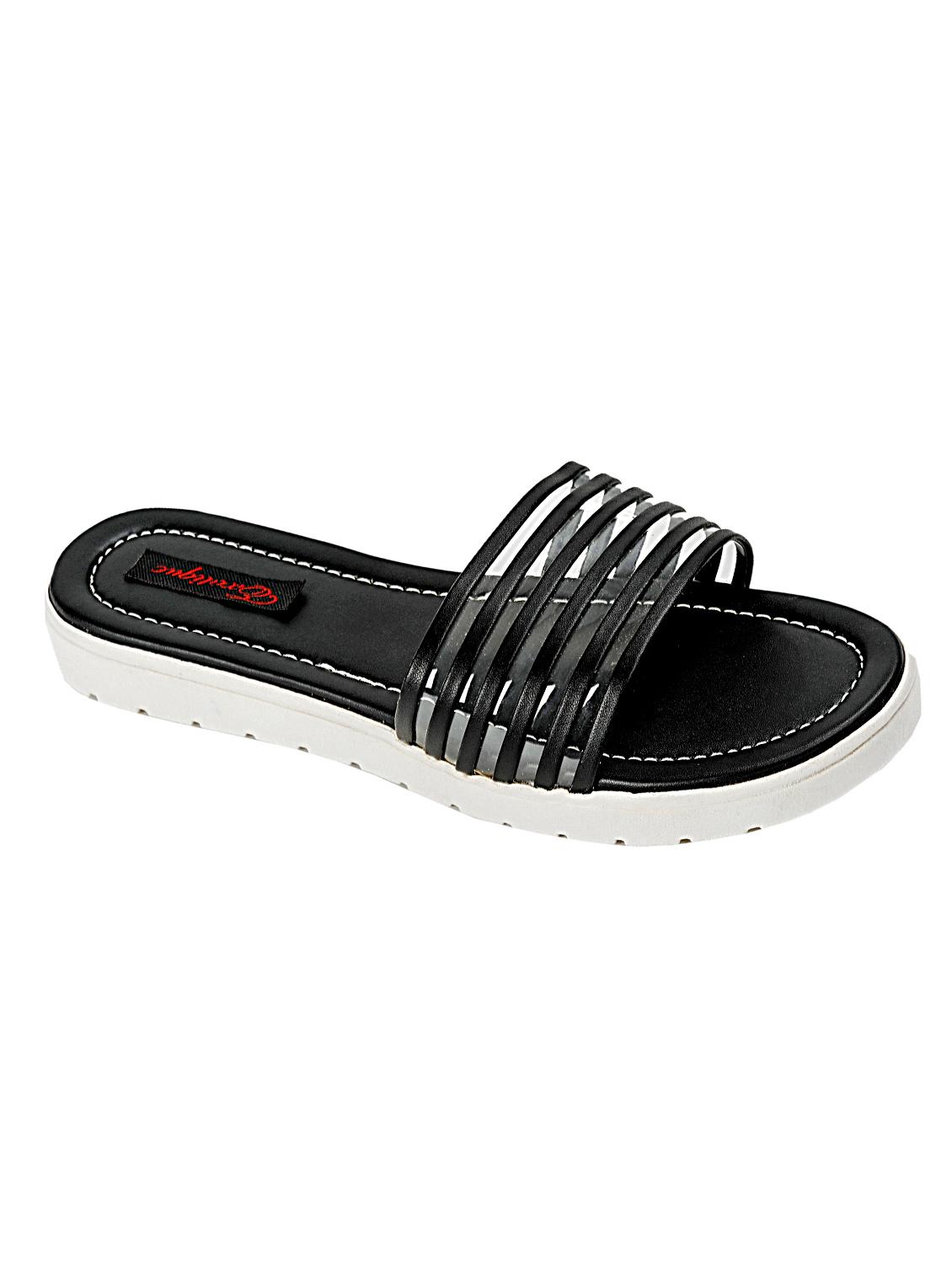 black slip on sandals - 16774497 - Zoom Image - 0