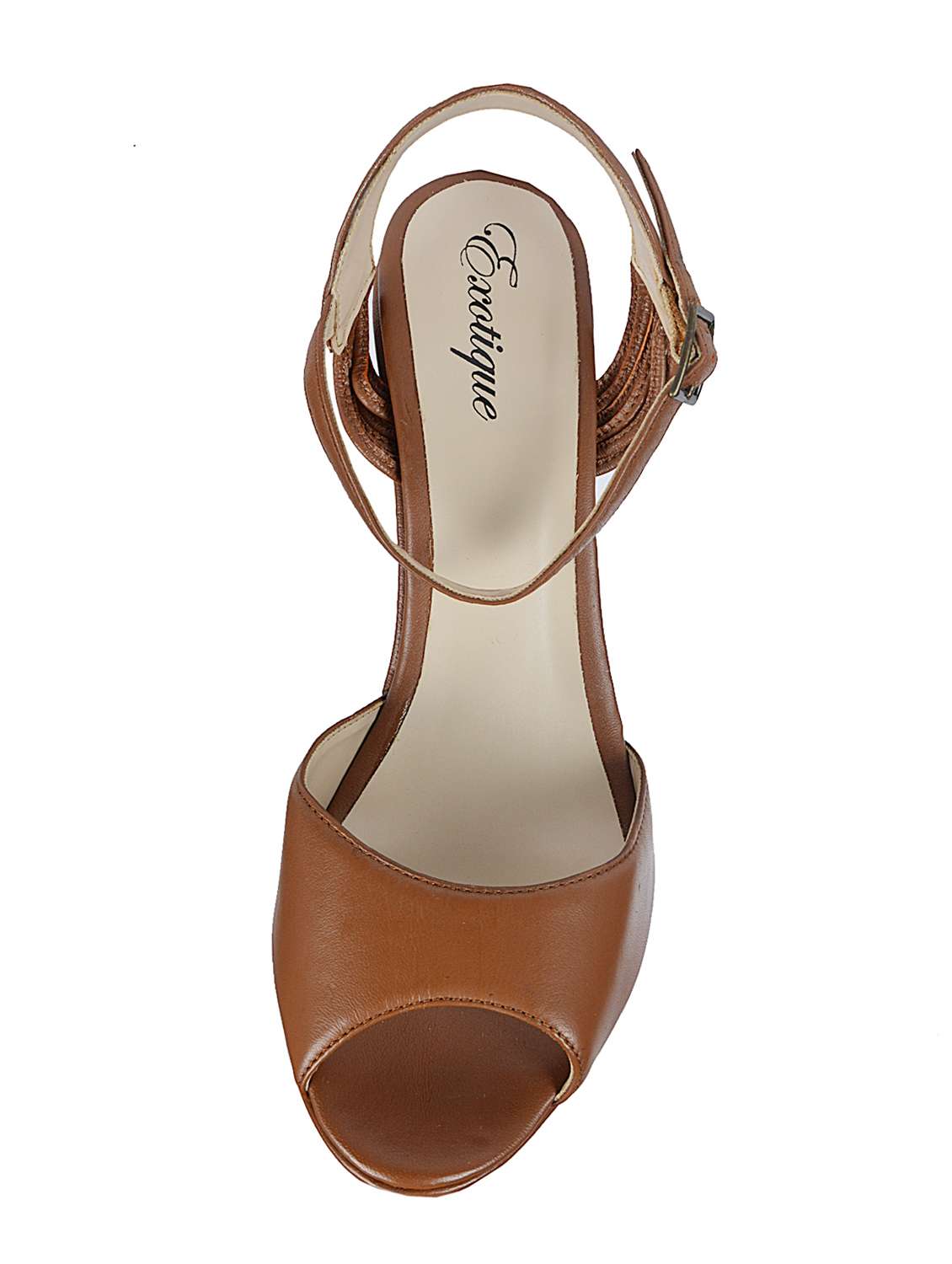 tan back strap wedges - 16774504 -  Standard Image - 3