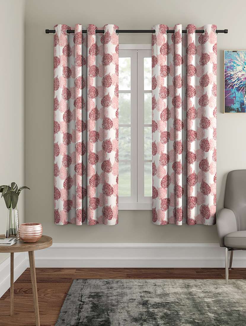 polyester plain printed window curtains - 16782195 -  Zoom Image - 0