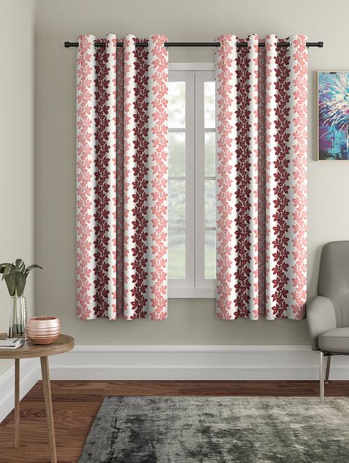 polyester plain printed window curtains - 16782196 - Standard Image - 0