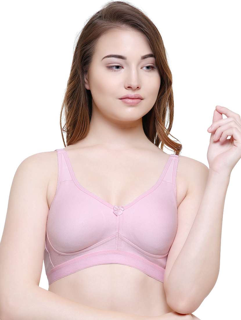 full coverage bow patch bra - 16782546 - Zoom Image - 0