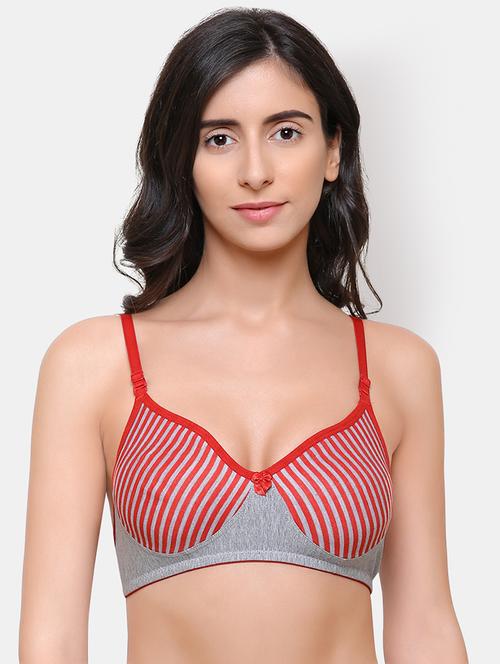 detachable strap striped t-shirt bra - 16782550 - Standard Image - 0