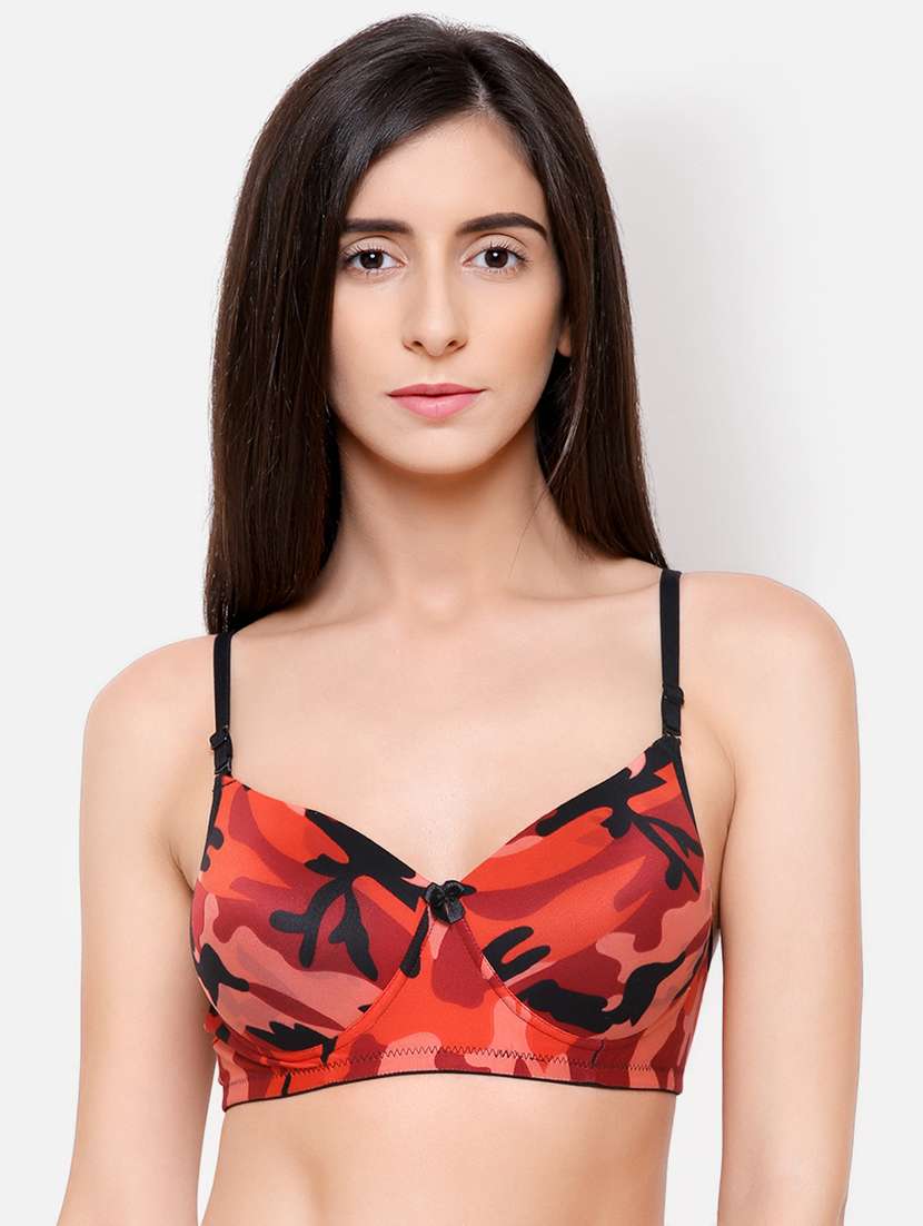 detachable strap camouflage t-shirt bra - 16782612 -  Zoom Image - 0