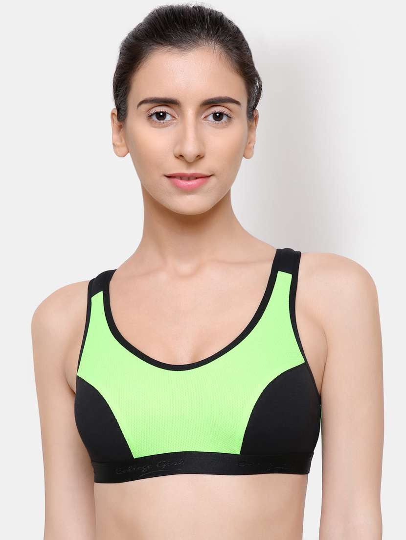 color block sports bra - 16782625 - Zoom Image - 0