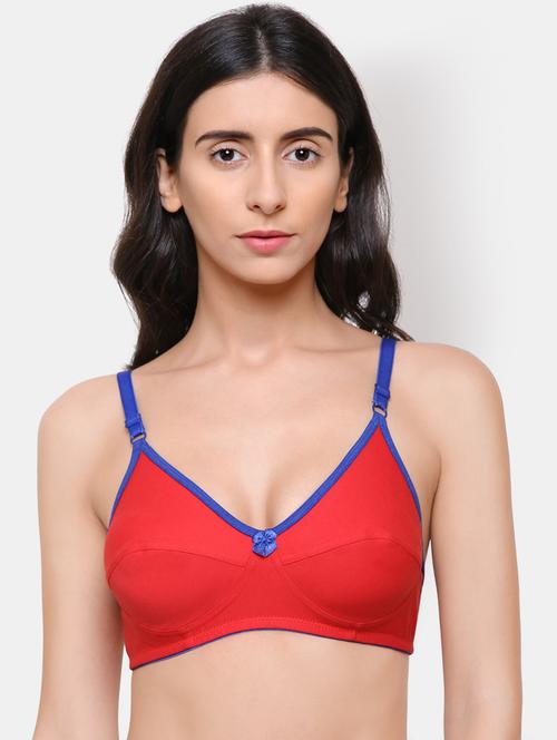 contrast detail bow patch bra  - 16782659 -  Standard Image - 0