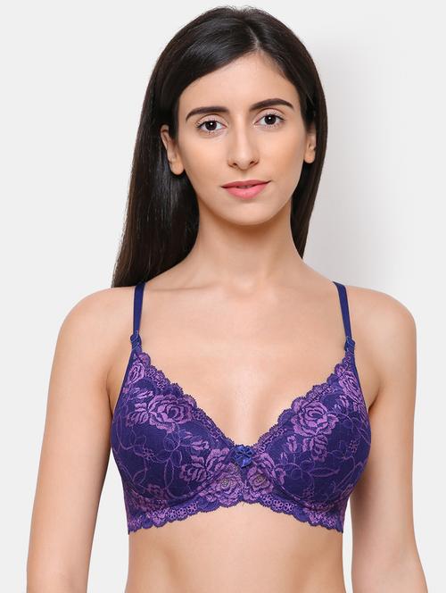 detachable strap laced bra - 16782844 - Standard Image - 0