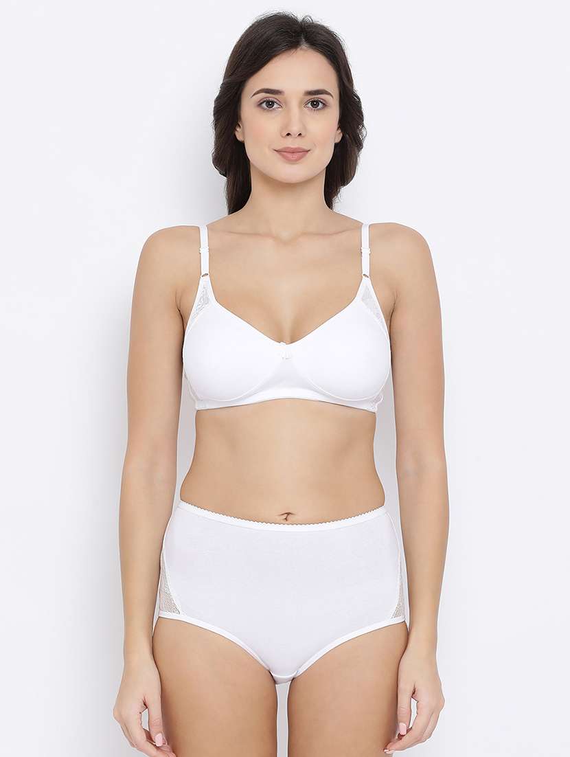 bow patch bra and panty set - 16786518 -  Zoom Image - 0