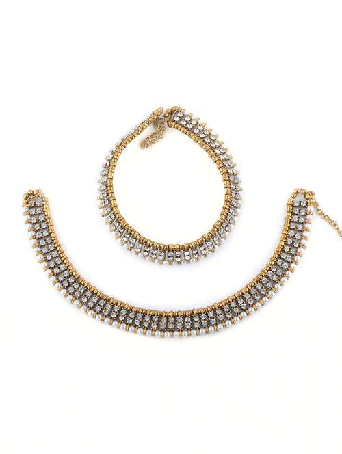gold metal payal - 16788662 - Standard Image - 0