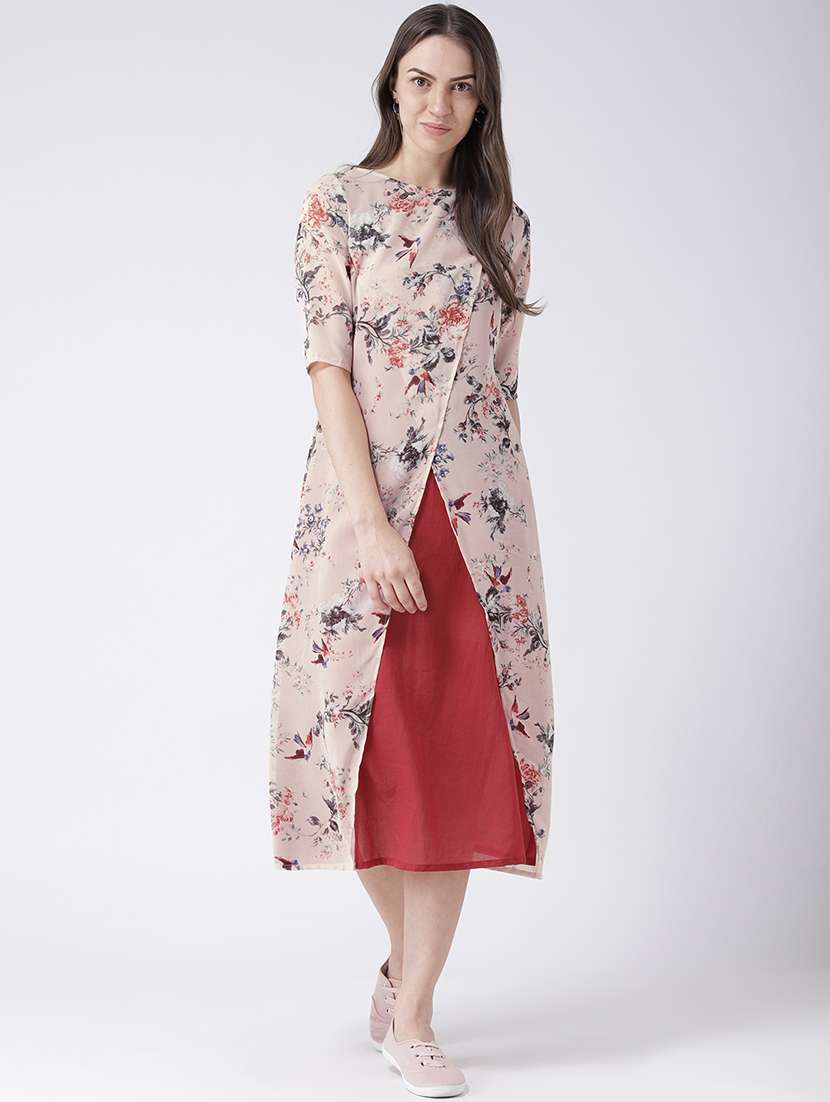 women's layered floral dress - 16792336 -  Standard Image - 3