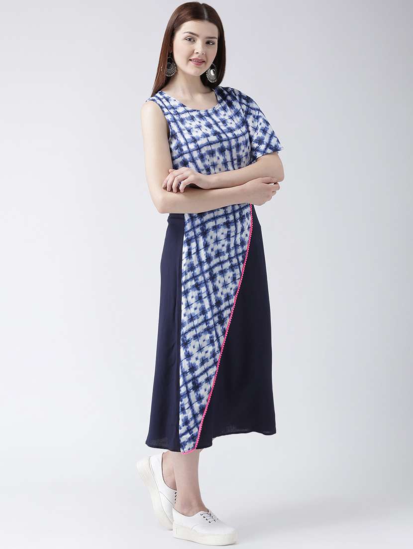 women's fit & flare tie & dye dress - 16792352 -  Standard Image - 3