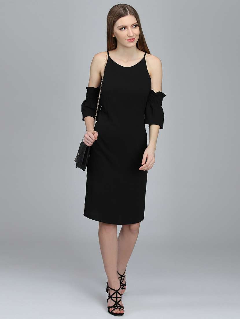 women's sheath solid dress - 16792377 -  Standard Image - 3