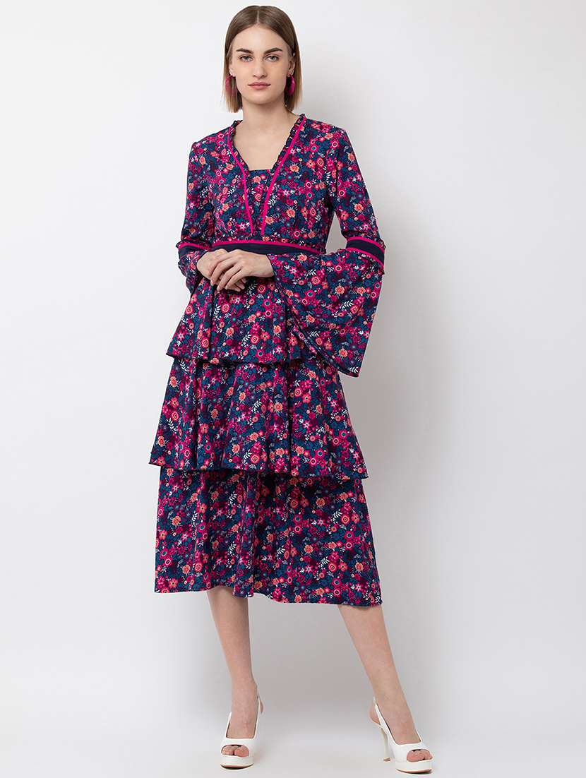 women's tiered dress floral dress